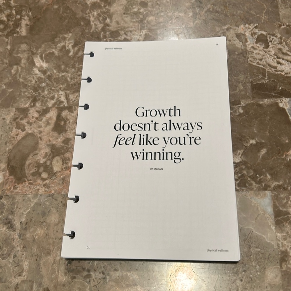 Cloth & Paper Wellness Log - Mini HP